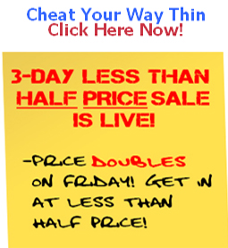 cheat your way thin special promo banner